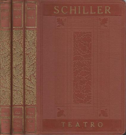 Teatro Vol I II III - Friedrich Schiller - copertina