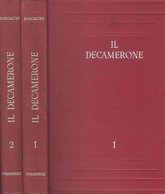 Il Decamerone - Giovanni Boccaccio - copertina