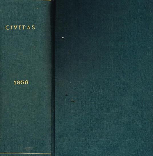 Civitas. Rivista mensile di studi politici. Anno VII - copertina