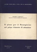 Quaderno n. 2. Il piano per il Mezzogiorno nel primo trimestre di attuazione