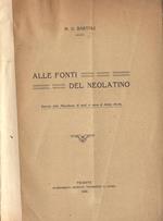 Alle fonti del neolatino