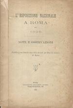 L' esposizione nazionale a Roma nel 1895. Note e osservazioni