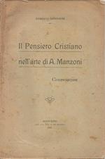 Il pensiero cristiano nell'arte di A. Manzoni. Conferenza