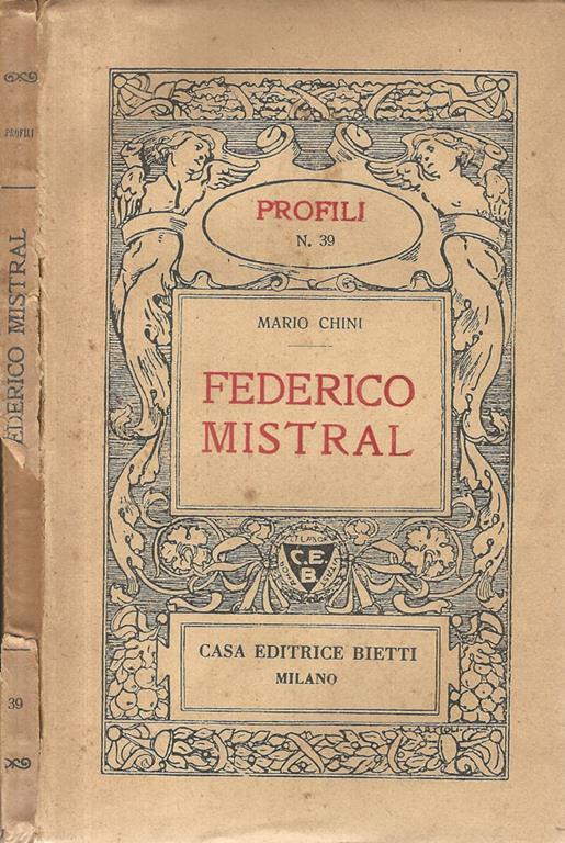 Federico Mistral - Mario Chini - copertina