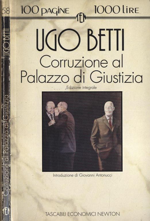 Corruzione al Palazzo di Giustizia - Ugo Betti - copertina