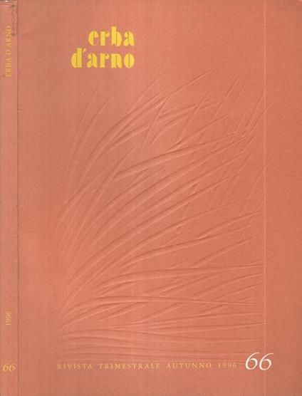 Erba d'arno numero 66. Autunno 1996 - copertina