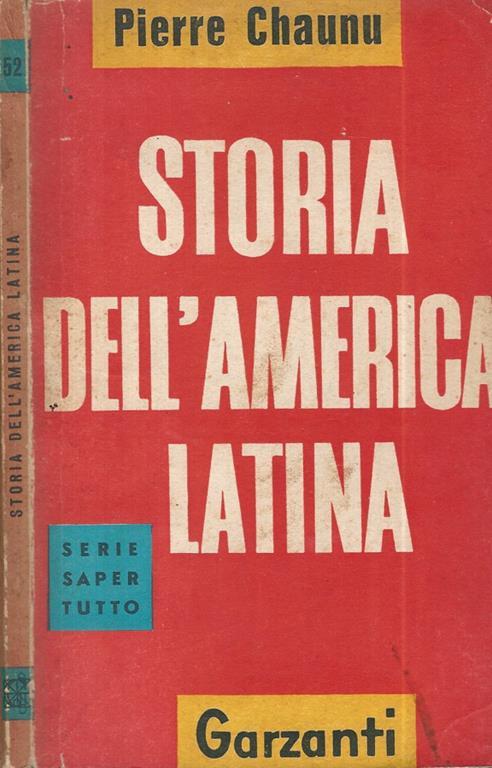 Storia dell'America Latina - Pierre Chaunu - copertina