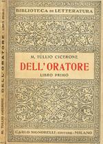 Dell'Oratore. Libro primo