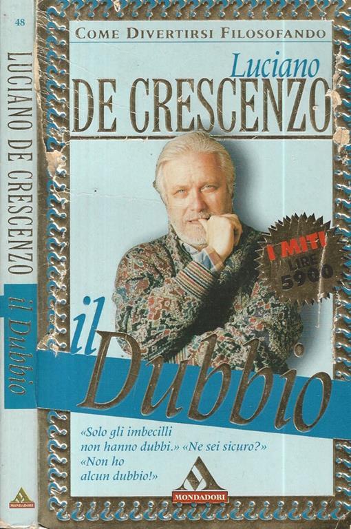 Il dubbio - Luciano De Crescenzo - copertina