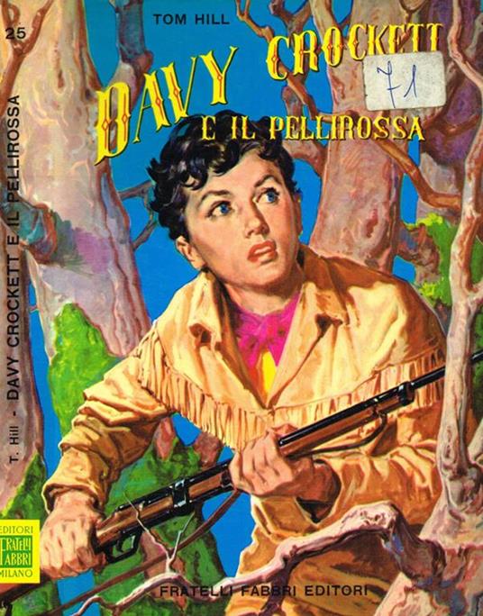 Davy Crockett e il pellirossa - Tom Hill - copertina