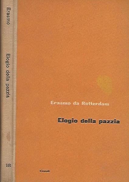 Elogio della pazzia - Erasmo da Rotterdam - copertina