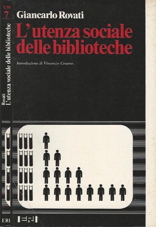 L' utenza sociale delle biblioteche - Giancarlo Rovati - copertina