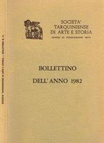 Società Tarquiniense di arte e storia (anno di fondazione 1917). Bollettino dell'anno 1982. Supplemento n.11 alle Fonti di storia cornetana