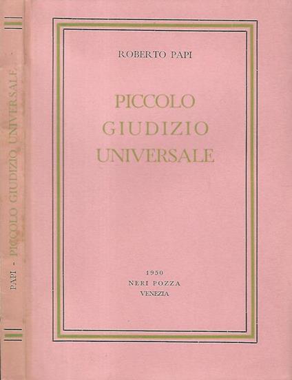 Piccolo Giudizio Universale - Roberto Papi - copertina