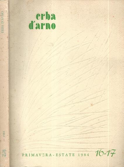 Erba d'arno numero 16-17 - copertina