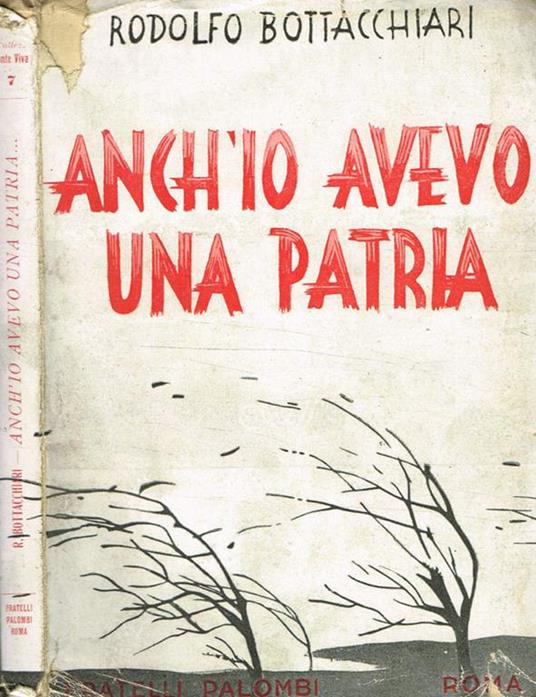 Anch'io avevo una patria - Rodolfo Bottacchiari - copertina