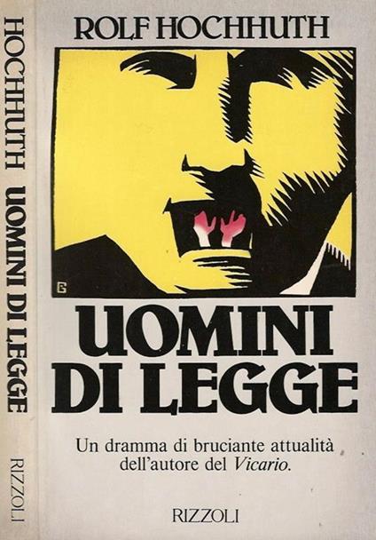 Uomini di legge - Rolf Hochhuth - copertina