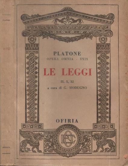 Le leggi. IX, X, XI - Platone - copertina