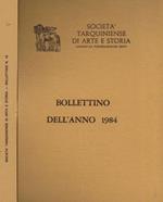 Società tarquiniense di arte storia (anno di fondazione 1917). Bollettino dell'anno 1984. Supplemento n.13 alle Fonti di Storia Cornetana