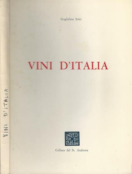 Vini d'Italia - Guglielmo Solci - copertina