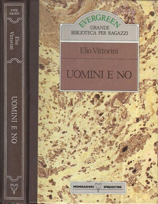 Uomini e no - Elio Vittorini - copertina