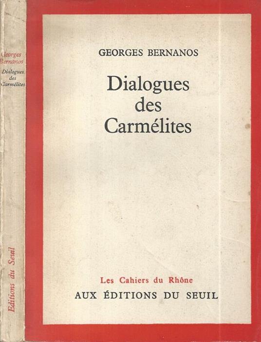 Dialogues des Carmélites - Georges Bernanos - copertina