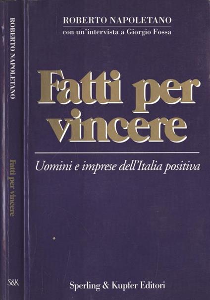 Fatti per vincere - Roberto Napoletano - copertina