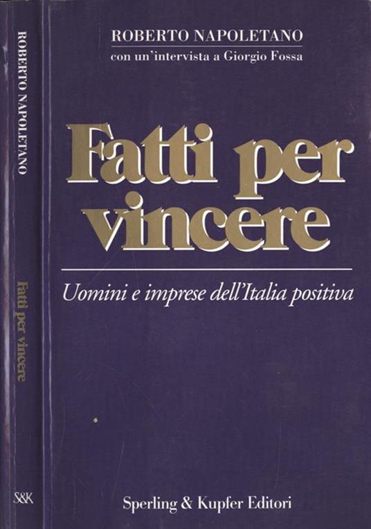 Fatti per vincere - Roberto Napoletano - copertina