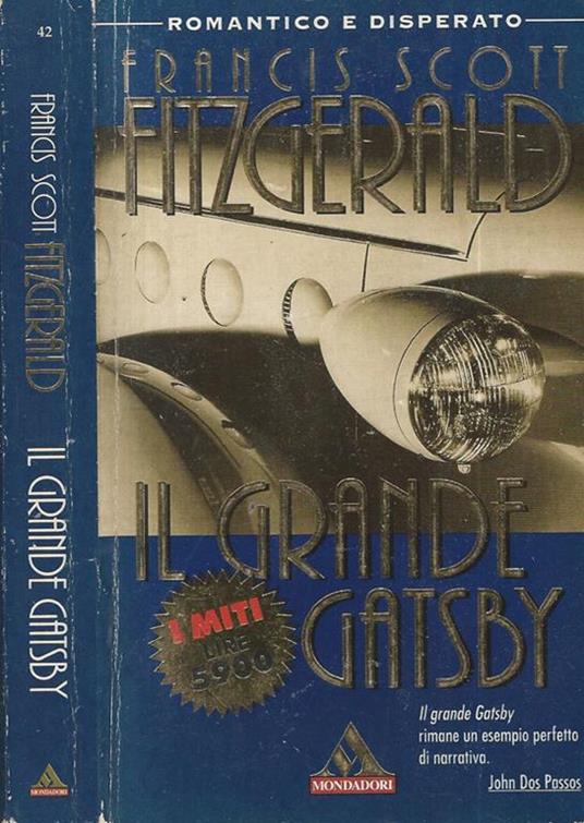 Il grande Gatsby - Francis Scott Fitzgerald - copertina