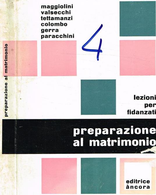 Preparazione al matrimonio. Lezioni per fidanzati - copertina