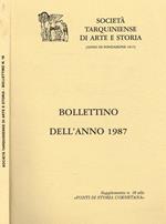 Società tarquiniense di arte storia (anno di fondazione 1917). Bollettino dell'anno 1987. Supplemento n.16 alle Fonti di Storia Cornetana