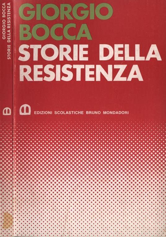 Storie della Resistenza - Giorgio Bocca - copertina