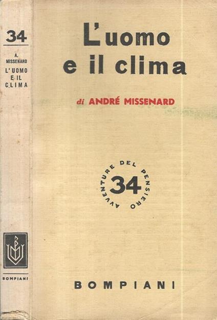 L' uomo e il clima - André Missenard - copertina