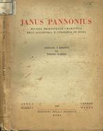 Janus Pannonius. Rivista trimestrale umanistica dell'Accademia d'Ungheria in Roma anno I n.1