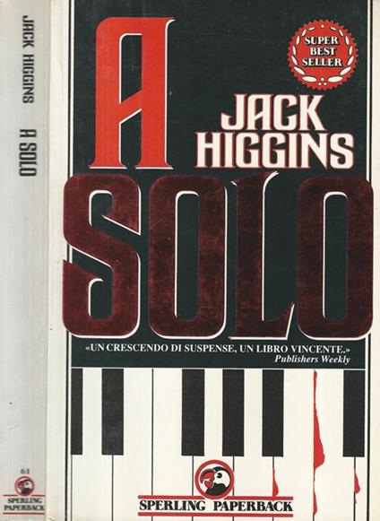 A A solo - Jack Higgins - copertina