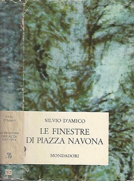 Le finestre di Piazza Navona - Silvio D'Amico - copertina