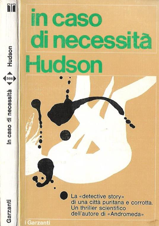 In caso di necessità - Jeffery Hudson - copertina