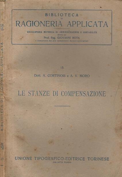 Le stanze di compensazione - A. Cortinois - copertina