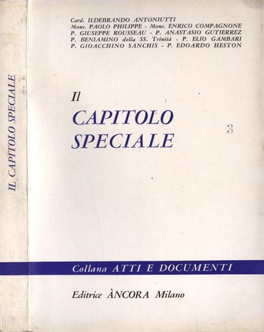 Il capitolo speciale - copertina