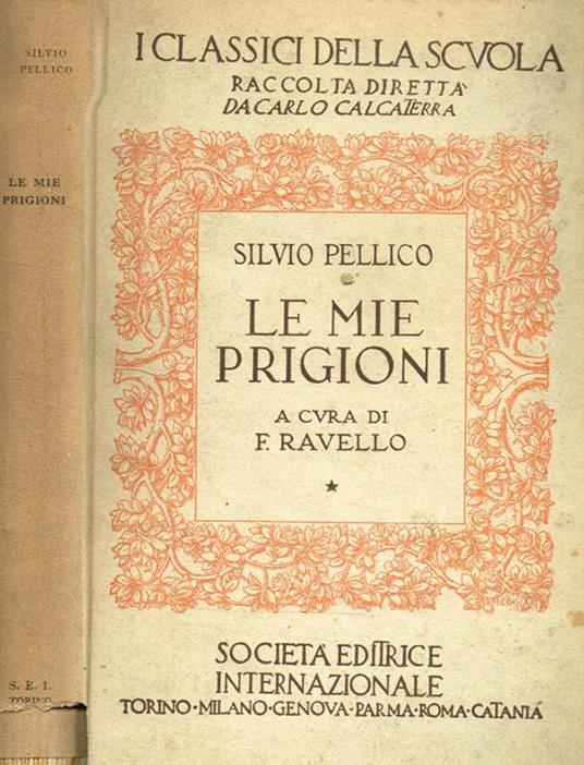 Le mie prigioni - Silvio Pellico - copertina