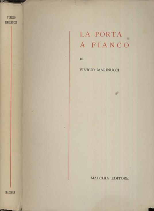 La porta a fianco - Vinicio Marinucci - copertina