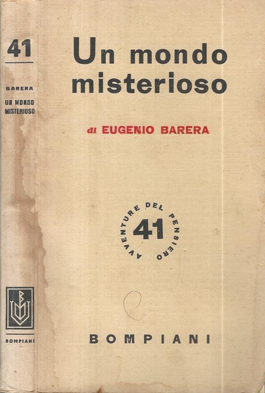 Un mondo misterioso - Eugenio Barera - copertina