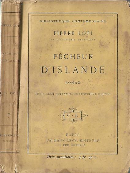Pecheur d’Islande - Pierre Loti - copertina