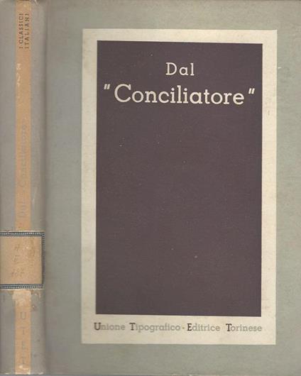 Dal "Conciliatore" - copertina