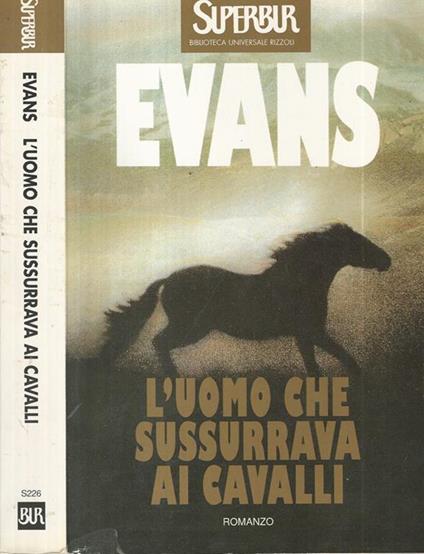 L' uomo che sussurrava ai cavalli - Nicholas Evans - copertina