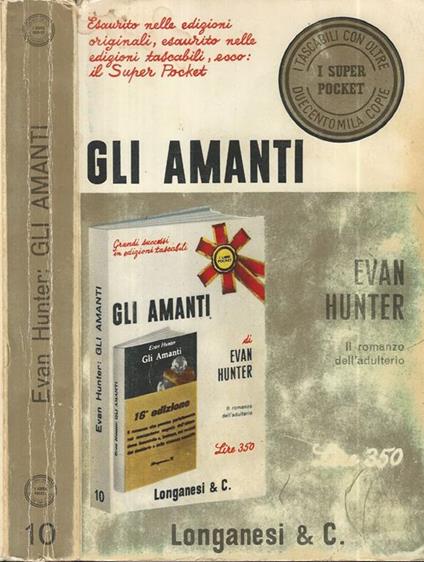 Gli amanti - Evan Hunter - copertina