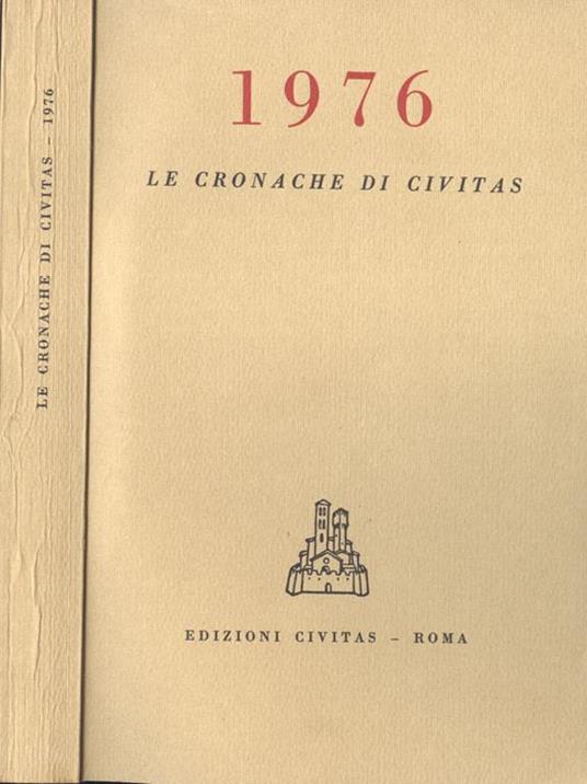 Le cronache di Civitas 1976 - copertina