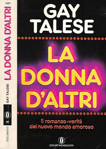 La donna d'altri - Gay Talese - copertina