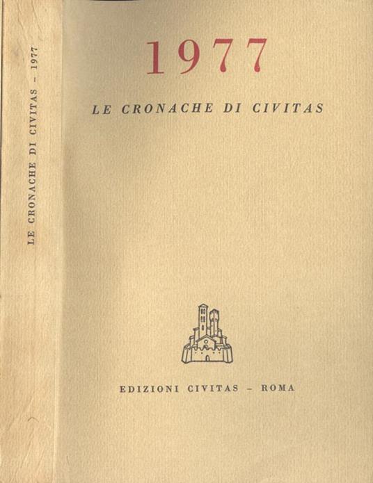 Le cronache di Civitas 1977 - copertina