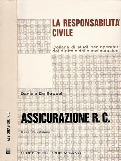 Assicurazione R. C. - Daniele De Strobel - copertina